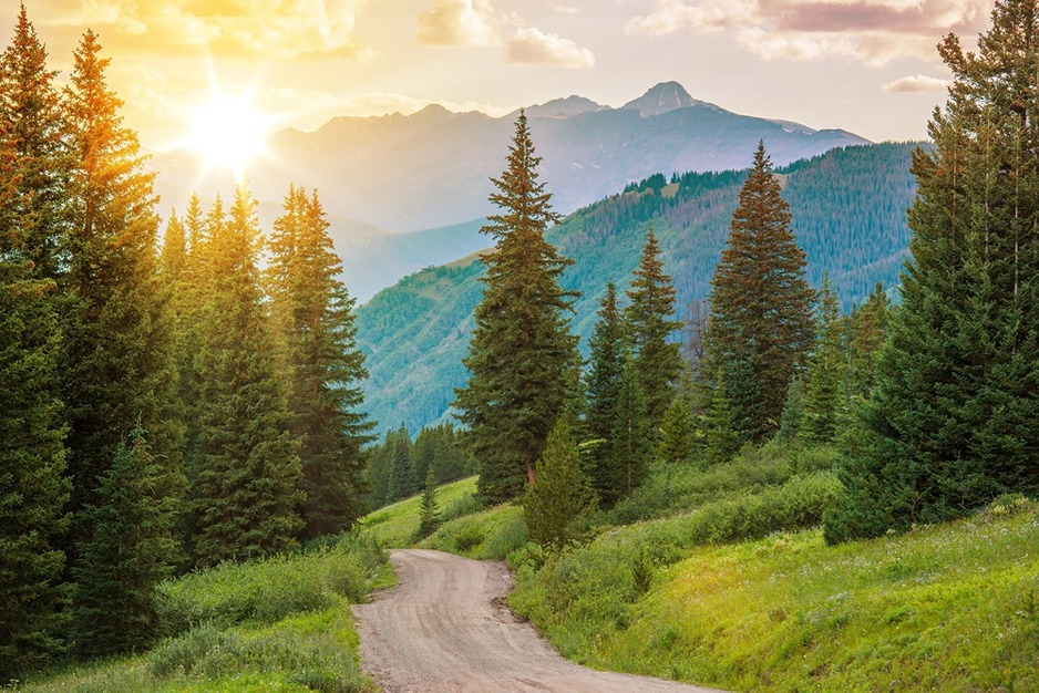 Outdoor Hiking Landscape in Colorado