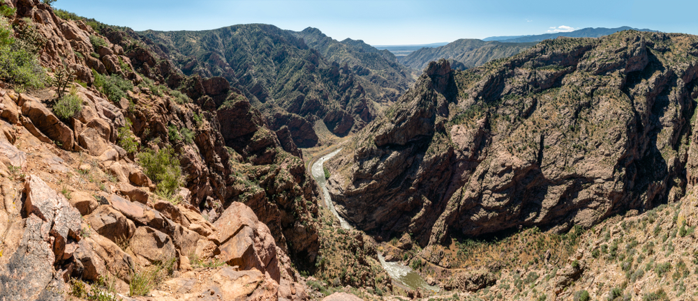 Panorama,Of,Royal,Gorge,In,Canon,City,,Colorado